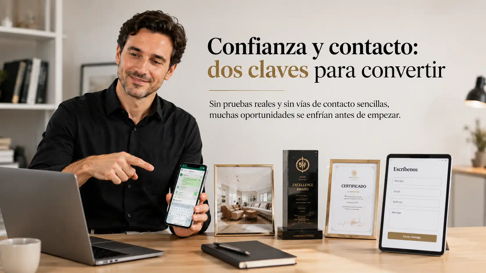 Confianza y contacto dos claves para convertir