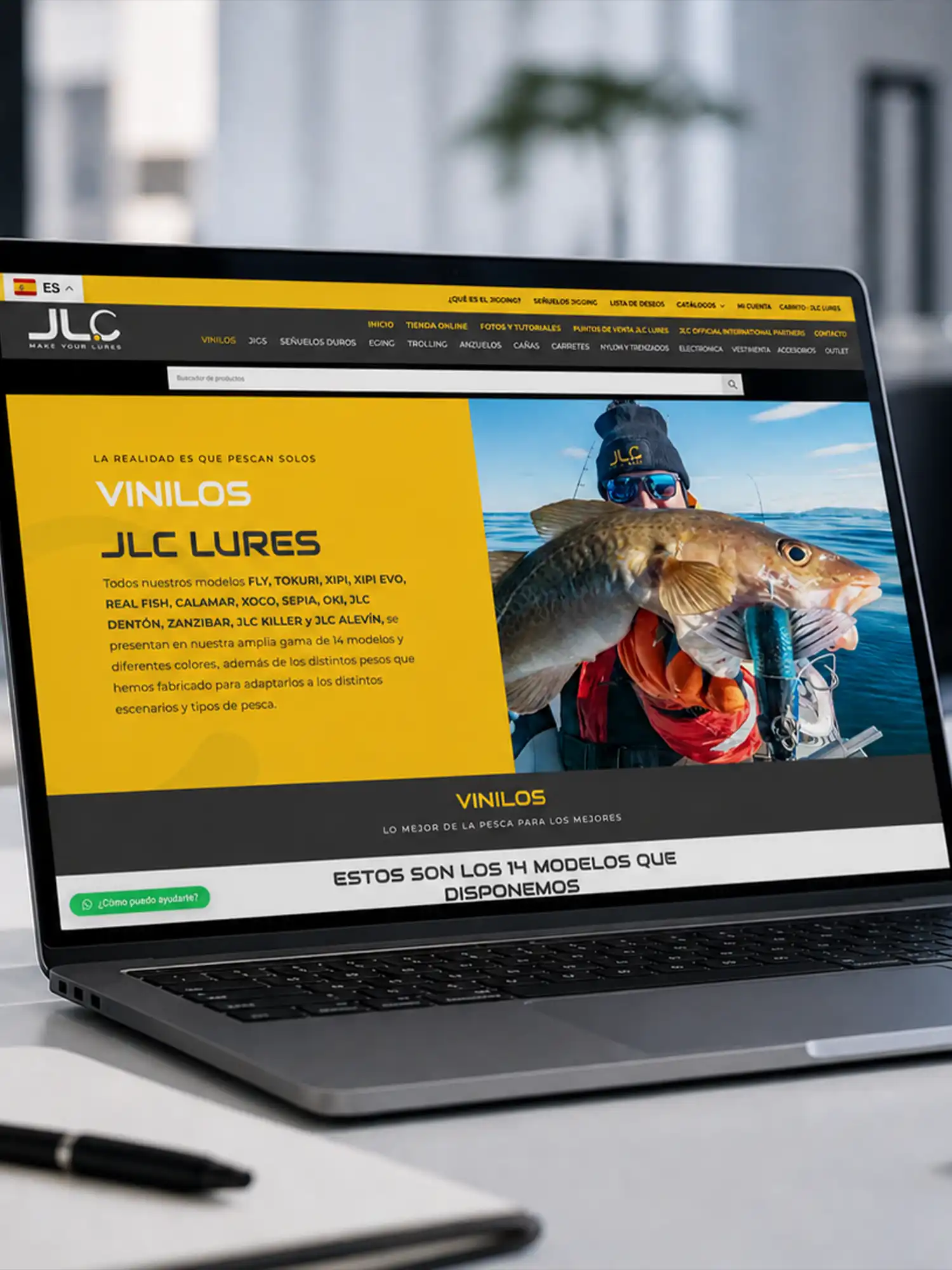 posicionamiento web tienda pesca