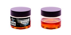 Mockups packaging para Real Drops sobre botes de aromas