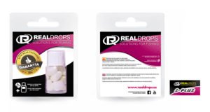 Diseño de packaging blister para Real Drops