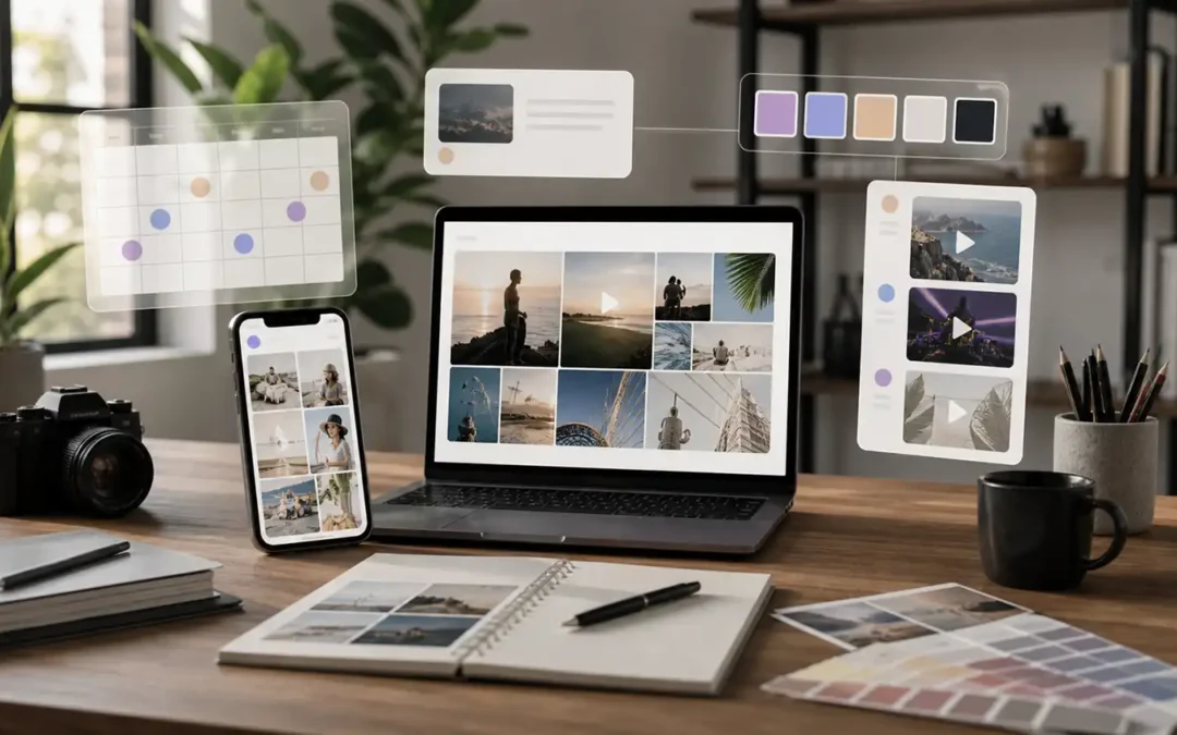 Cómo crear contenido visual profesional para redes sociales
