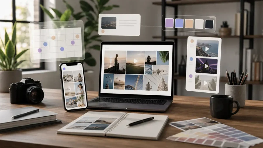 Cómo crear contenido visual profesional para redes sociales